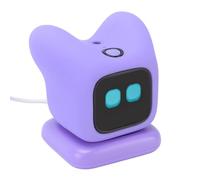 Hamwesh AI Robot Pet, Interactive Companion with Magnetic Charging and Emotion Recognition for Kids, Voice Controlled Learning Tool with English and Chinese Teaching (Purple)