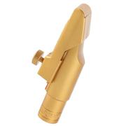 Hamwesh Alto Sax Mouthpiece, Brass Construction 6C Vents Bright Sound 6C Sax Mouthpiece, Brass Saxophone with Sliding Cover for Eb Alto Saxophone Professionals Beginners