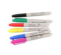 Hamwesh and Piercing Marker Pen Set, Eco-Friendly Non- Ink for Smooth and Clear Marks, 6 Piece Plastic Handle Body Art Beauty Tool, Ink Color in 6 Different Colors, Suitable for Artists Body Art