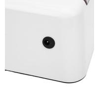 Hamwesh Automatic Cat Feeder, Infrared Sensor Cover Smart Pet Feeder, 350ml Rechargeable Food Dispenser with Digital Display and Removable Bowls for Small Medium Pets