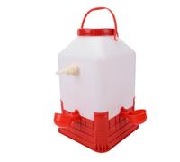 Hamwesh Automatic Poultry Waterer, 10L Large Capacity Chicken Water Feeder with 4 Bowls Proof Design, Hydration Solution for Duck Quail Turkey Chick Farm Backyard Coop