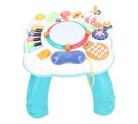 Hamwesh Baby Activity Table, Multifunctional Musical Learning Toy, Toddler Activity Table with Easy Fold, Battery Operated, Lightweight, Safe Design for 6 to 12 Months Toddlers (Green)