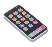 Hamwesh Baby Phone Toy, Multifunctional Light Up Interactive Educational Toddler Learning Phone, Kids Pretend Play with Volume Control and Music Games for Toddlers 1 3 Years (White)