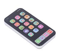 Hamwesh Baby Phone Toy, Multifunctional Light Up Interactive Educational Toddler Learning Phone, Kids Pretend Play with Volume Control and Music Games for Toddlers 1 3 Years (Black)