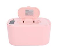 Hamwesh Baby Wipe Warmer, Large Capacity Wet Wipes Dispenser with Digital Display Holds 80 Wipes, Top Heating Auto Return Design, Temperature Adjustment Ideal for Home Travel. (Pink)