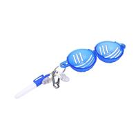 Hamwesh Ball Liner, Magnetic Closure Portable Ball Marking Tool, Line Drawing Tool with Pen and Two Transparent Clamps for Outdoor Training (Blue)