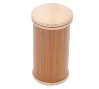 Hamwesh Bamboo Pet Urn with Secure Sealing, Handcrafted Mini Memorial