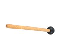 Hamwesh Bass Drum Mallets, Soft Felt Head Strong Percussive Feel Bass Drum Mallet Sticks, Marching Band Percussion Mallets with Antislip Beechwood Handle for Marching Band (Black SP 05 21cm)