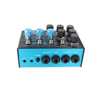 Hamwesh Bass Multi Effects Pedal Preamp, 3 Band EQ Parallel Signal Chain Cabinet Simulator Speaker Switch Dual FX Loops Bass Effects Pedals for Music Recording Live