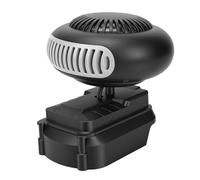 Hamwesh Battery Powered Heater, 170W Low Noise Adjustable Cordless Heater, Portable with 2 Heat Settings and USB Ports for Home Office Dormitory Camping Tent Vehicle and Window