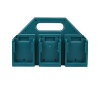 Hamwesh Battery Storage Case, Portable Battery Holder, 6 Slot Storage Holder with ABS and Handle Fit for Makita BL1830 BL1850 BL1840 BL1845 BL1815 BL1820 BL1860B 18V 14.4V
