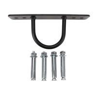 Hamwesh Battle Rope Anchor, Heavy Duty Iron Wall and Ceiling Mount Bracket, Hook for Suspension Straps with Easy Setup for Battle Ropes Fitness Bands Yoga Swings and Training Equipment