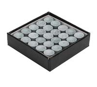 Hamwesh Billiard Pool Tips, 50 Pieces Leather High Performance Replacement Kit with Control and Elasticity for Long Lasting Use, for Daily Practice and Training (10mm)