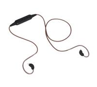 Hamwesh Bluetooth 5.3 Headphone Adapter Cable, Wireless Replacement for 2 Pin 0.78mm IEMs, Low Latency Earphone Bluetooth Adapter with Built-in Mic & 6-8H Battery Life