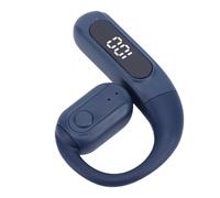 Hamwesh Bluetooth Earphone, 180 Degree Rotatable Single Ear Wireless Headset with Replaceable Battery Bluetooth 6 0 for Office Sports Driving (Blue)