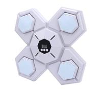 Hamwesh Boxing Machine, Real Time Punch Counter Bluetooth Music Streaming Random LED Lights 9 Speed Levels Music Boxing Machine Wall Mounted with Tool-Free Wall Mount for