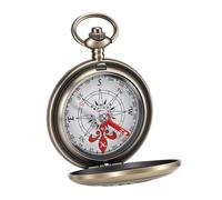Hamwesh Brass Compass 360 Degree Scale Floating Dial, High Sensitivity Accurate Navigation Tool with Keychain Attachment for Hiking Camping Outdoor Survival Gear, Lightweight