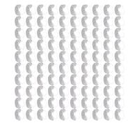 Hamwesh Breathable LatexFree Beard Protective Nets, 100 Pcs, Elastic Disposable Nylon Beard Covers for Clean and Hygienic Work Practices (White)