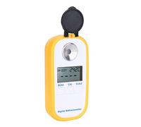 Hamwesh Brix Refractometer, 0.2 Accuracy 0 to 50 Range Digital Brix Meter, Portable Refractometer with ATC LCD Display Auto Power Off, for Honey Maple Syrup Wine Making Coffee