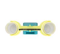 Hamwesh Bucket Balance Scale, Double Bucket Clear Measurement Markings Kids Balance Scale, Plastic Fulcrum with for Classroom and Home Preschool Math Learning Measurement Tools