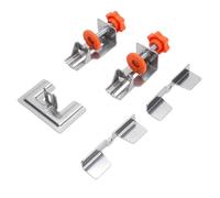 Hamwesh Cabinet Door Mounting Jig, Adjustable 0-40mm Stainless Steel Installation Tool Cabinet Door Positioning Tool with Customizable Knob for Even Gaps and Professional Finish for