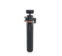 Hamwesh Camera Tripod, Adjustable 4 Level 360 Degree Ball Head Tripod Stand for Camera Small with Cold Shoe Mount Aluminum Alloy Construction for Travel Vlog Selfie Webcam Live