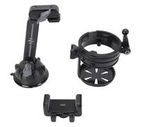 Hamwesh Car Phone Holder, 2 in 1 Universal Cup Holder Phone Mount Height Adjustable Strong Suction No Shake with Retractable Arm for Car Truck SUV (Extension Rod - Gray)