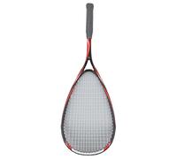 Hamwesh Carbon Squash Racket Lightweight Tear Drop Squash Racquet with Bag, Oversized Beginner Racquet for Gym Training School, Transparent String Foam Handle (Red)