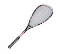 Hamwesh Carbon Squash Racket Lightweight Tear Drop Squash Racquet with Bag, Oversized Beginner Racquet for Gym Training School, Transparent String Foam Handle (Pink)