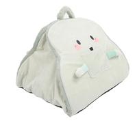 Hamwesh Cat Bed Cave, Soft Comfortable Warm Breathable Anxiety Relieving Triangular Design Raised Edges Cat Tent, Covered Bed with Pet Blanket for Indoor Cats, Small Dogs (S)