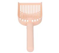 Hamwesh Cat Litter Scoop, Electric Rechargeable Quiet Vibrating No Dead End Cleaning Cat Litter Scooper, Electric Scoop with Holder for Box (Orange)