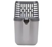 Hamwesh Cat Litter Scoop, Integrated Waste Can Large Capacity Detachable Litter Shovel One Hand Pet Cleaning Tool With Holder For Cat Box Sand Gravel Filtration