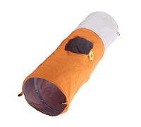 Hamwesh Cat Tunnel Toy, Collapsible Multi Hole Pet Activity Tunnel, Interactive Play with Flexible Steel Wire Frame for Indoor Dog and Cat Exercise Play