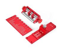 Hamwesh Chisel Sharpener, Precise 10 to 45 Degree Angle Adjustment Aluminum Alloy Construction 0.12 to 2.9 Inch Wide Vane/Wing Compatibility Chisel Sharpening Jig, Honing Guide with Angle