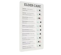 Hamwesh Chore Chart for Adults, Sliding Routine Chart with Replacement Cards for Elder Care Task Board for Home Office Dorm