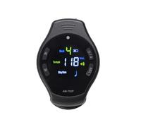 Hamwesh Clamp/Holder On Metronome, Digital Guitar Tuner with Rechargeable Battery, for Running, Jump Rope, and Music Tempo Training (Black)