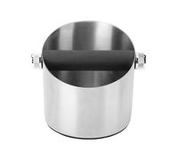 Hamwesh Coffee Knock Box, Stainless Steel Grounds Container with Removable Knock Bar, Silicone Anti Slip Base, and Spatter Proof Design for Barista and Coffee Machine