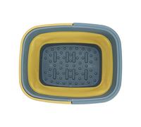 Hamwesh Collapsible Foot Bath Basin, Foldable Design with Bump Dot Massage, Silicone Foot Soak Tub for Home and Outdoor Use (Green)