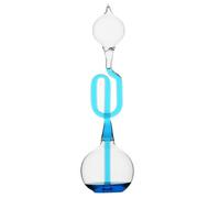 Hamwesh Colorful Office Thinking Hand Boiler, Glass Science Energy Transfer Toy for Home Decor with Thermometer Design