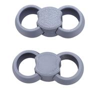 Hamwesh Cord Organizer, Adjustable 2Pcs Premium ABS Cable Clips for Free Cable Management, Holder with Quick Open Secure for Multiple Types Including Earphone Data