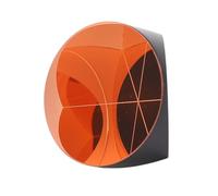 Hamwesh Corner Cube Prism, 25.4mm Copper Coated Optical Glass Retroreflector with Fine Polishing for Surveying Instruments and Optical Equipment