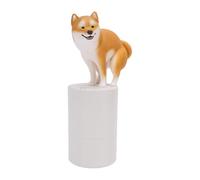 Hamwesh Cute Dog Automatic Foaming, Smart Sensor Technology, ABS Material for Pet Bathing, Toilet, Housewarming Gifts with 4 AA Batteries (Yellow)