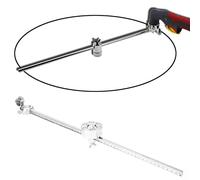 Hamwesh Cutter Guide, 50cm Stainless Steel Torch Compass Circle Cutter Tool with Scale Ruler for Magnetic Base Attachment and Accurate 100cm Diameter Circular Cuts on PT-31 A40
