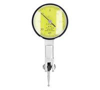 Hamwesh Dial Indicator, 0-08mm Range 001mm Accuracy Dial Test Indicator, Magnetic Base with Automatic Reversal Contact 3 Dovetails for Workshop Lab Mold Making