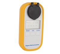 Hamwesh Digital Brix Refractometer, 0-50 ATC Handheld Pocket Refractometer, Brix Meter with One Click Test, LCD Screen, Prism Cover for Honey Coffee Wine