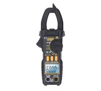 Hamwesh Digital Clamp Meter, Auto Ranging 6000 Counts LCD Multimeter Tester, Voltage Tester with AC DC Current Voltage Measurement Temperature Capacitance Diode Continuity for