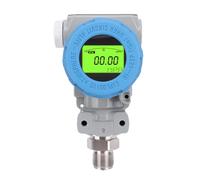 Hamwesh Digital Pressure Sensor, 0 1MPa Range 4 20mA Output Pressure Transducer HD LCD Display Sender with Low Copper Alloy Housing for Water Gases Liquids Oils Measurement