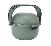 Hamwesh Dog Bowl, Spill Proof, Foldable Design, Dual Bowls, Stainless Steel and Plastic Construction, with Portability and Durability for Dogs, Cats, Travel, and Outdoor Use (Green)