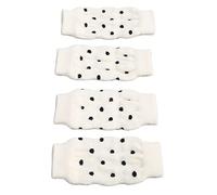 Hamwesh Dog Elbow Protector, 4PCS Pet Leg Sleeves Knitted Leg Support Wraps with Polka Dot Design for Small Medium Dogs (L)