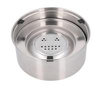 Hamwesh Dog Water Bowl Dispenser, 101oz 3L Large Capacity No Spill Pet Water Dispenser, No Spill Bowl with Detachable Slow Feeder 304 Stainless Steel for Dogs Cats Pets
